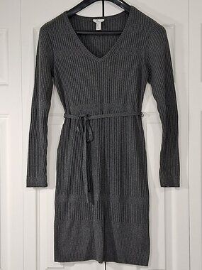 Thyme Maternity Sweater Dress Ribbed